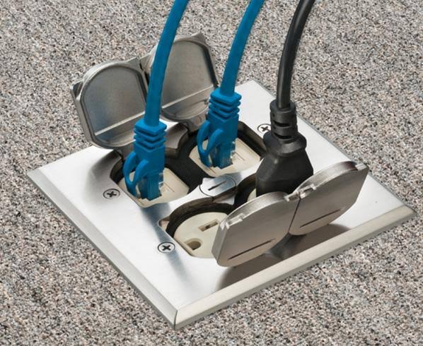 2 Gang Floor Box T162381