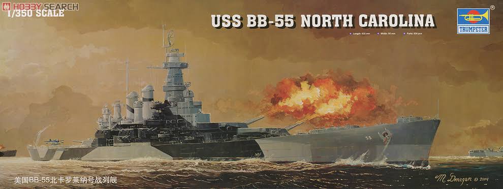 1/350 USS North Carolina BB-55 Y591845
