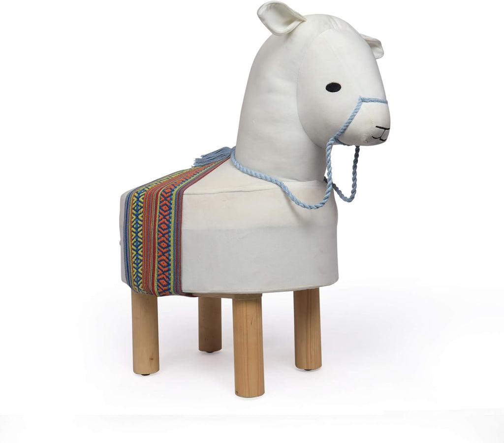 Blue Alpaca Ottoman Z44883
