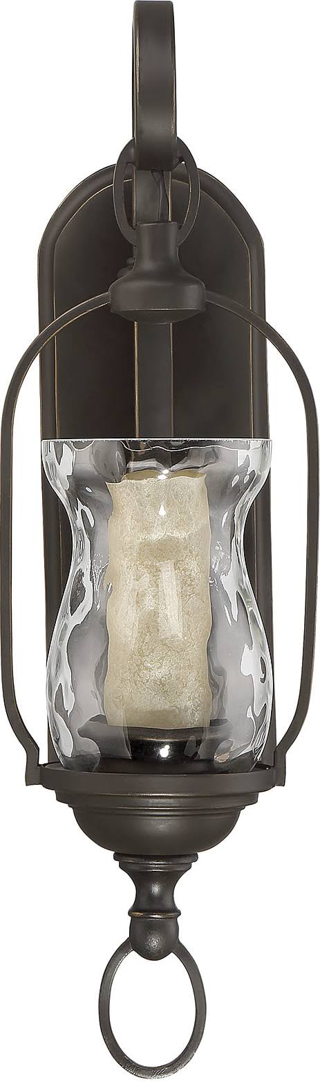 English Bronze 1-Light Sconce P13485