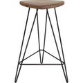 American Walnut Black Bar Stool Z461