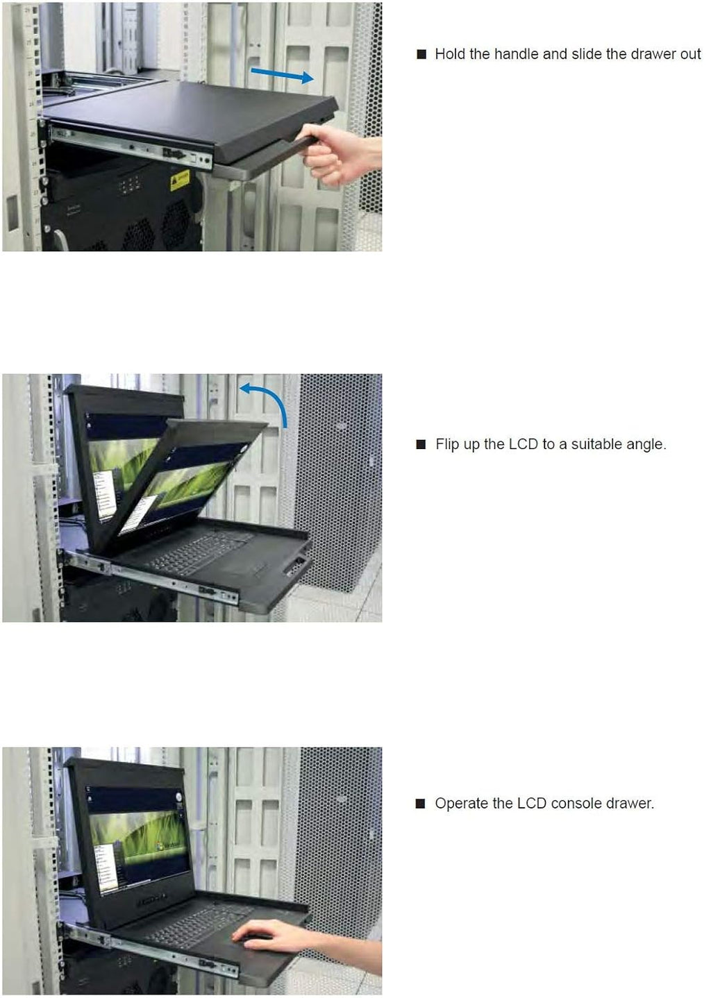 1U 19 Rackmount Monitor with 8 Port KVM Switch T817965