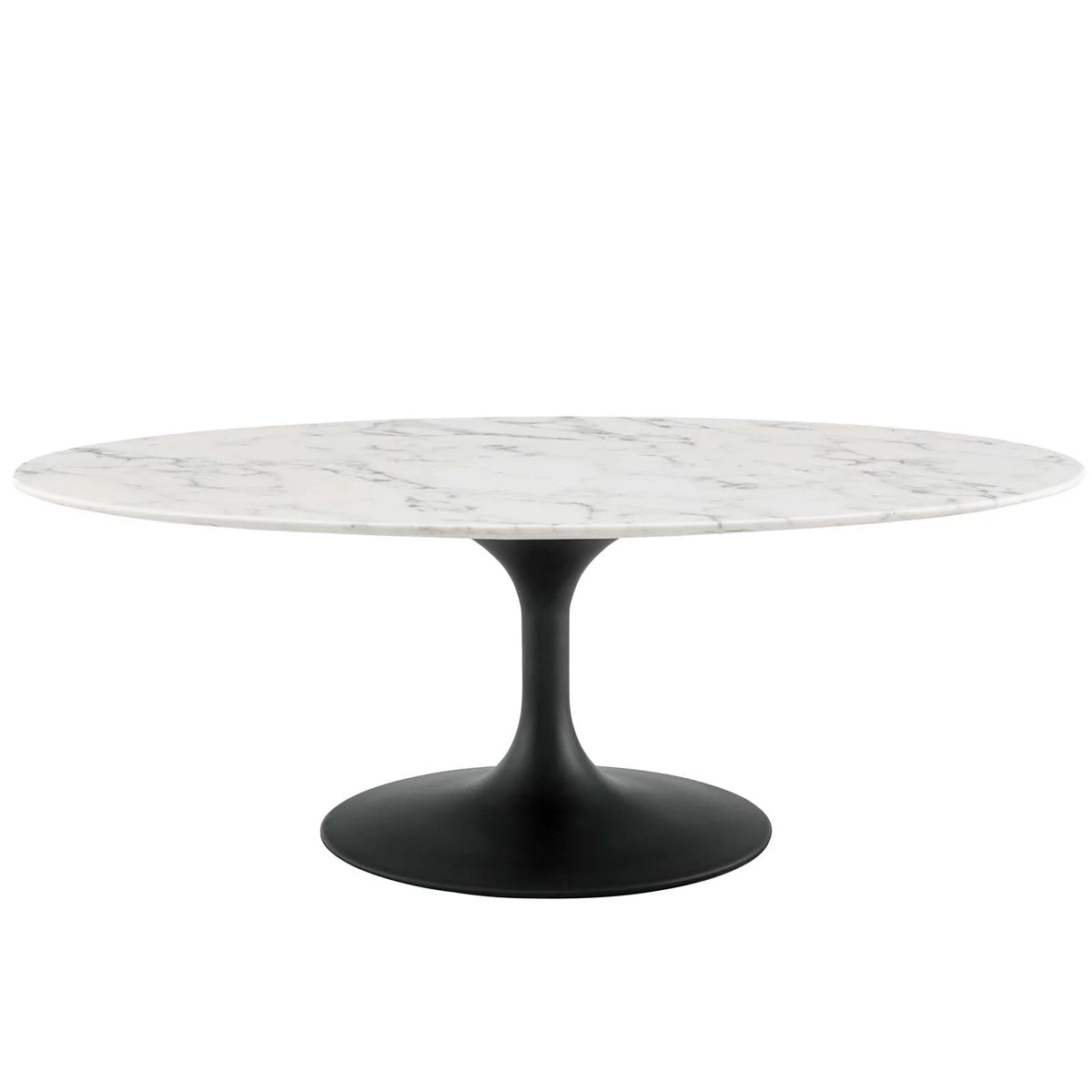 Oval Artificial Marble Coffee Table F77183