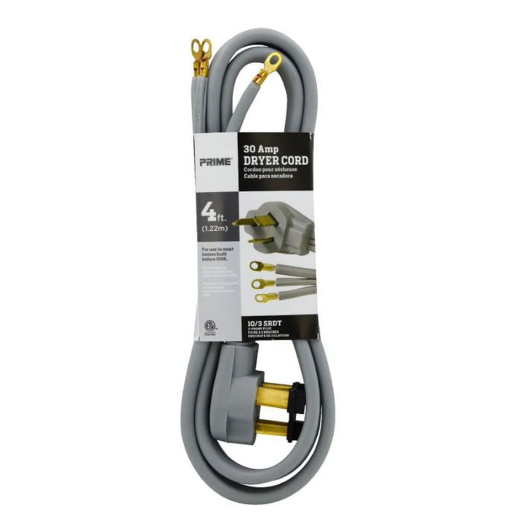 3 Pack 30 Amp 3-Wire Dryer Cord M54263