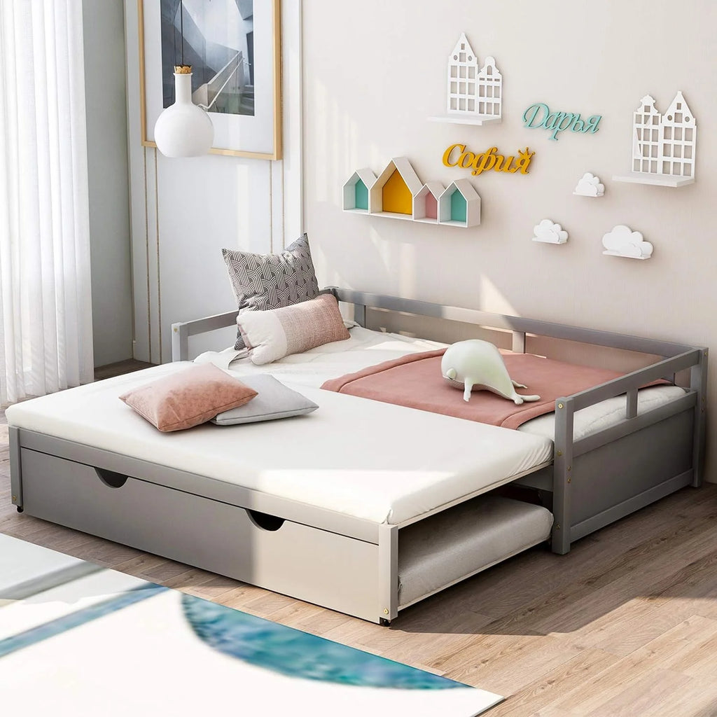 Grey Daybed with Trundle C585155