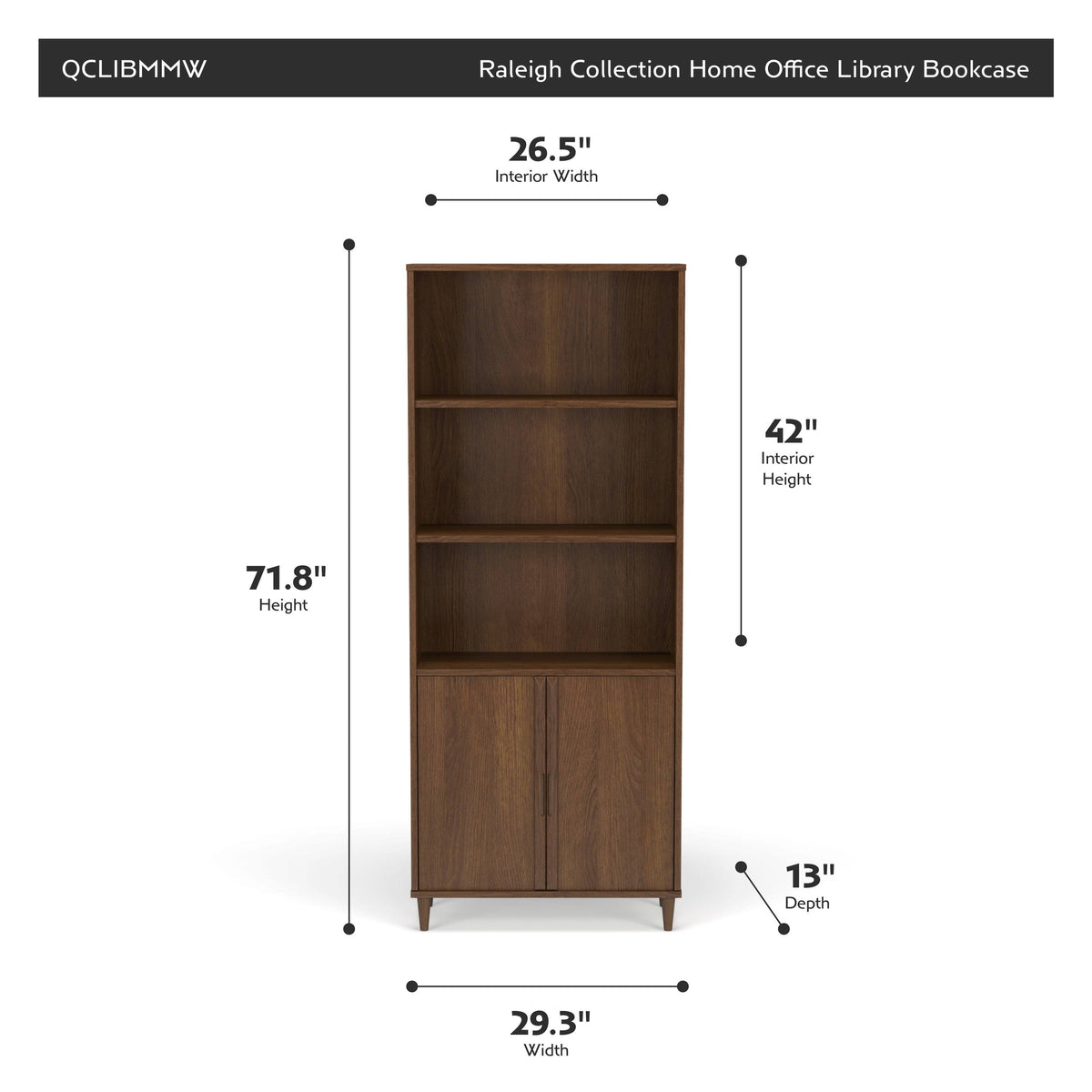 Weathered White Bookcase W373233
