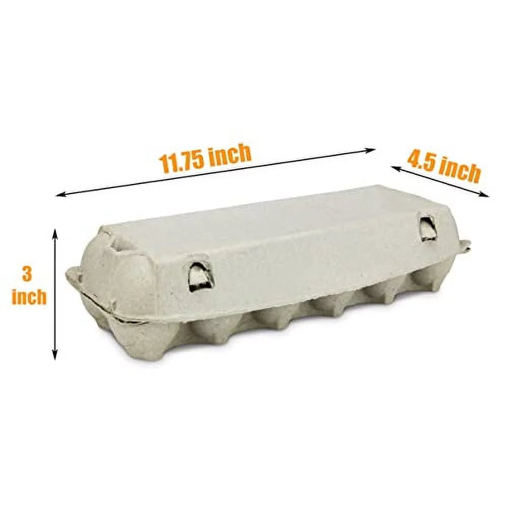 [18 Pack] Printed Pulp Egg Cartons V281