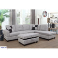 Right Facing 3 Piece Sectional Sofa Set E360