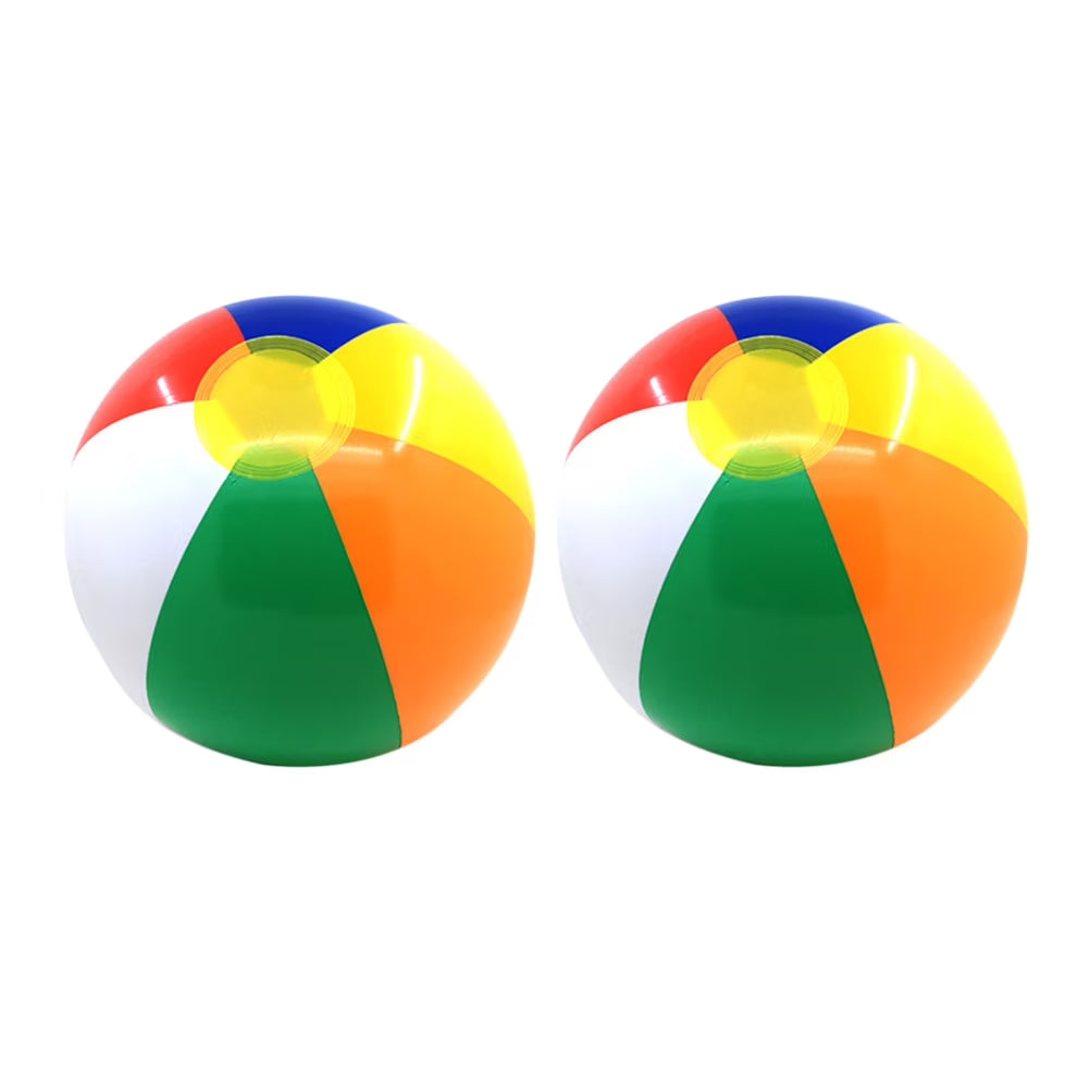 2PC Colorful Inflatable Water Ball Beach Toy G408236