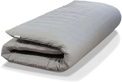 Medium Firm Foldable Portable Japanese Futon Mattress with Cotton Cover J901873