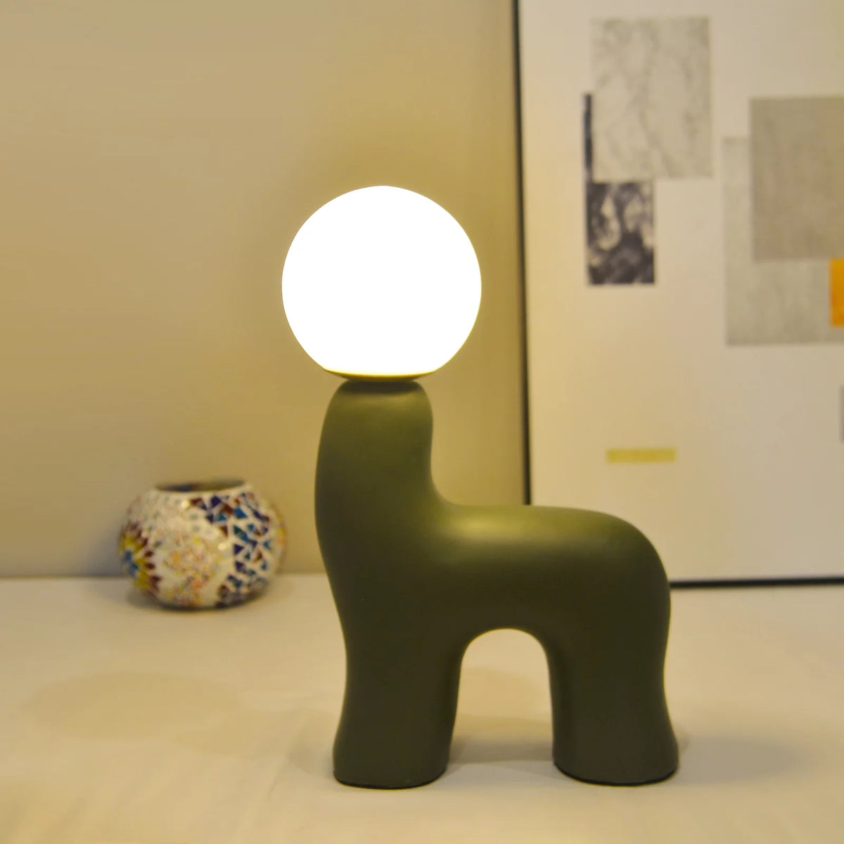 Nordic Bedside Table Lamp with Led Bulbs Z43913