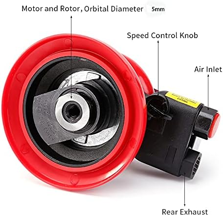 Pneumatic 5" 3/16" DA Random Orbit Sander, Pack of 2 P30769