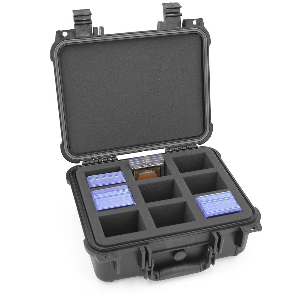 Waterproof Trading Card Storage Box with Precut Compartments C243