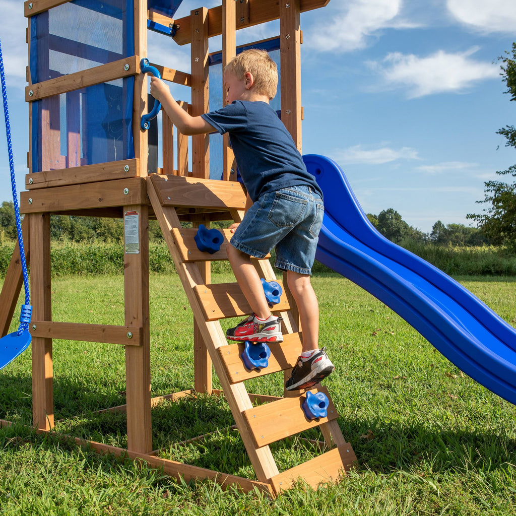 Wooden Cedar Swing Set W161