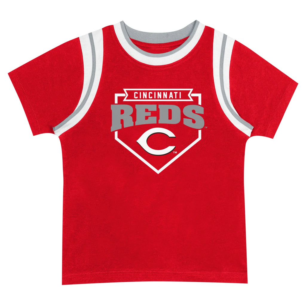 Red/Gray T-Shirt & Shorts Set L954794