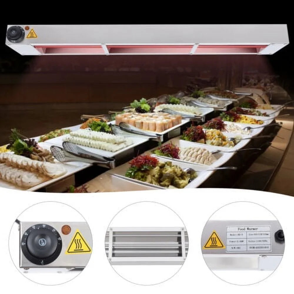 36" 600W Overhead Bar Heater Food Warmer Q517