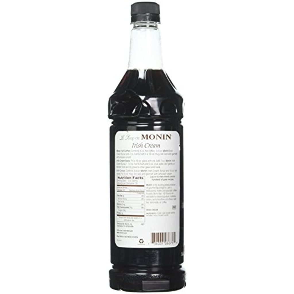 Irish Cream Flavored Syrup, 33.8-Ounce Plastic Bottle T30085