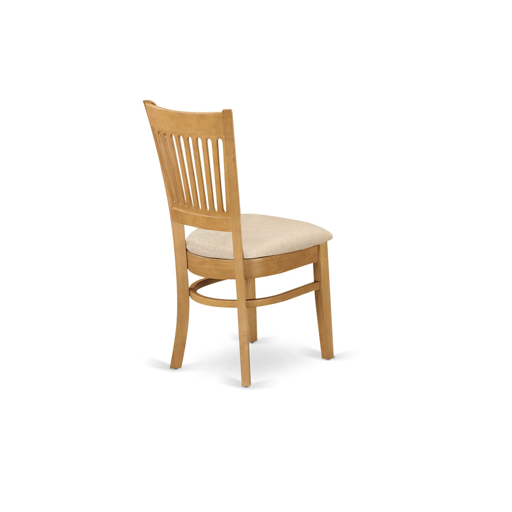 3-piece Wood Dining Set with Slat Back Chairs Y8142