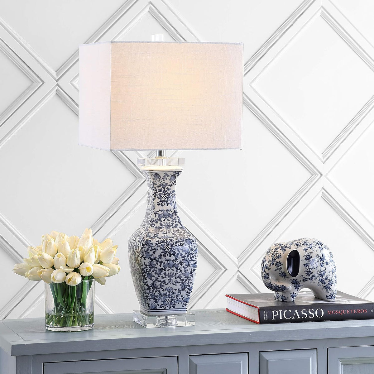 Ceramic Crystal LED Table Lamp O102