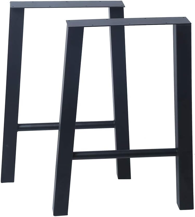 Black Metal Table Legs 2 PCS T805