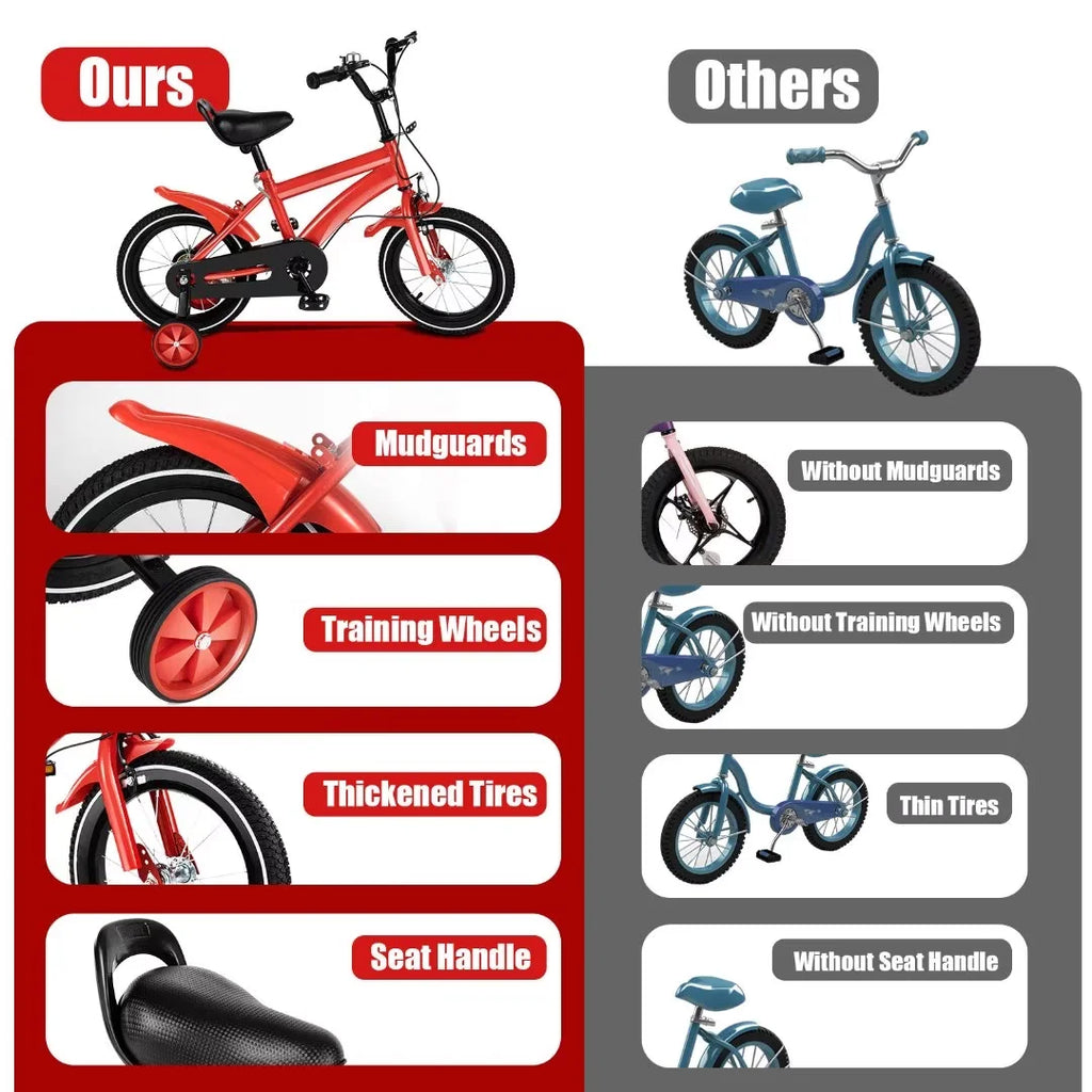 14 inch Kids Bike with Training Wheels Z52481