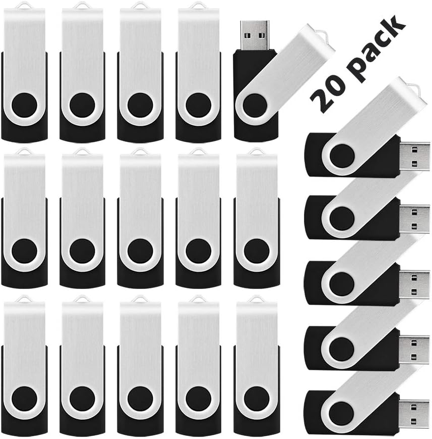 Black 4GB USB Flash Drive Pack of 2 C614