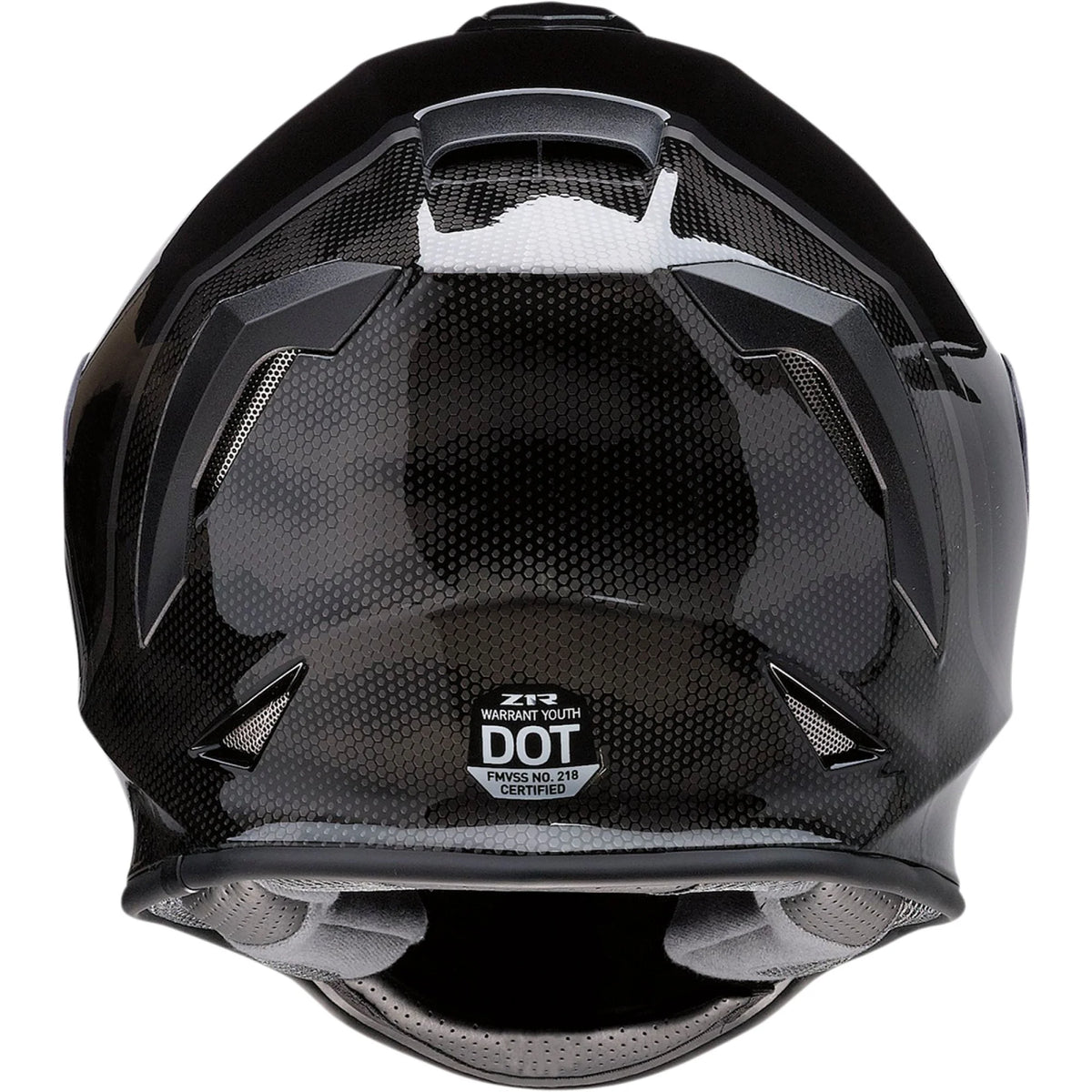 Youth Motorcycle Helmet Black MD R172091