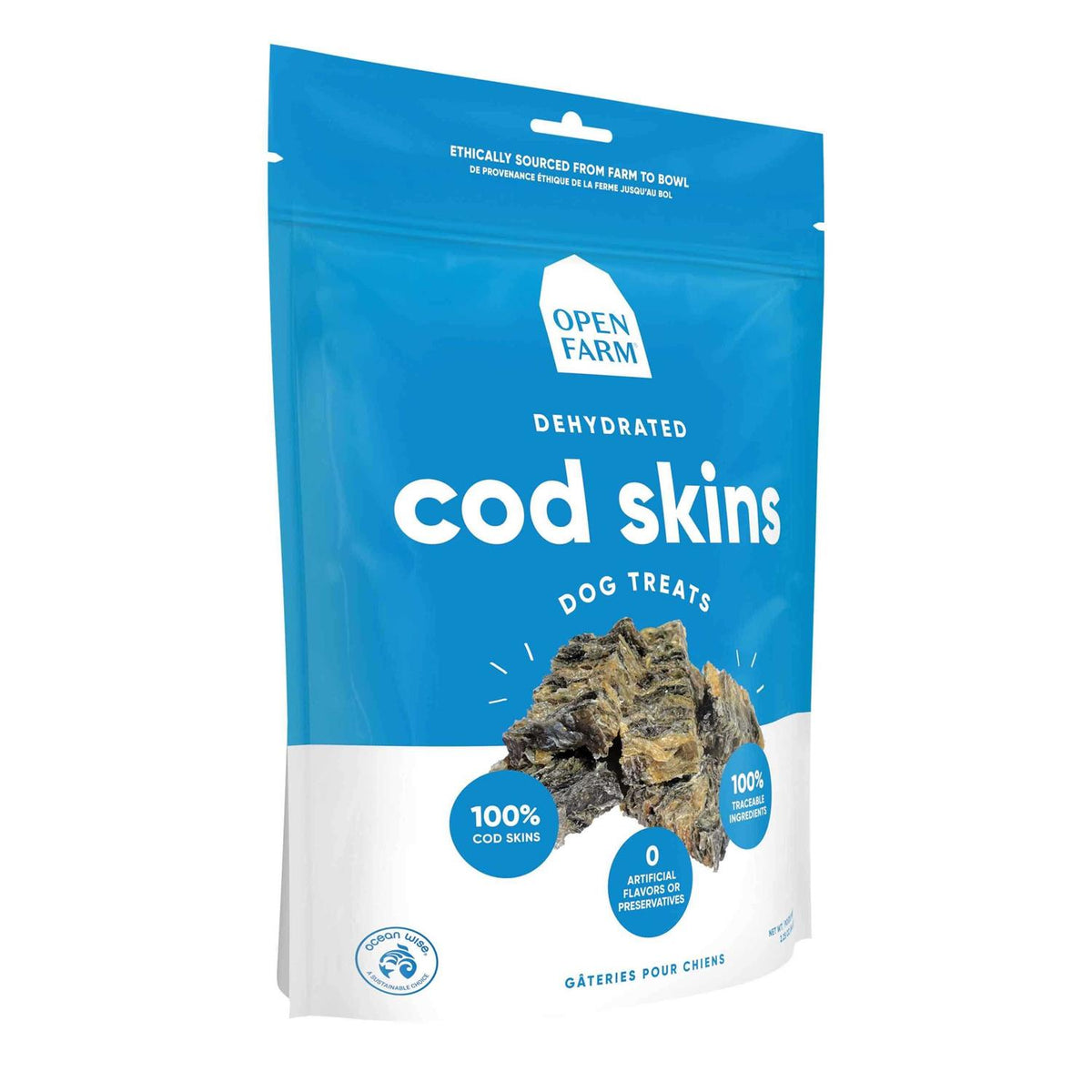 Cod Skins Dehydrated Dog Treats C72804