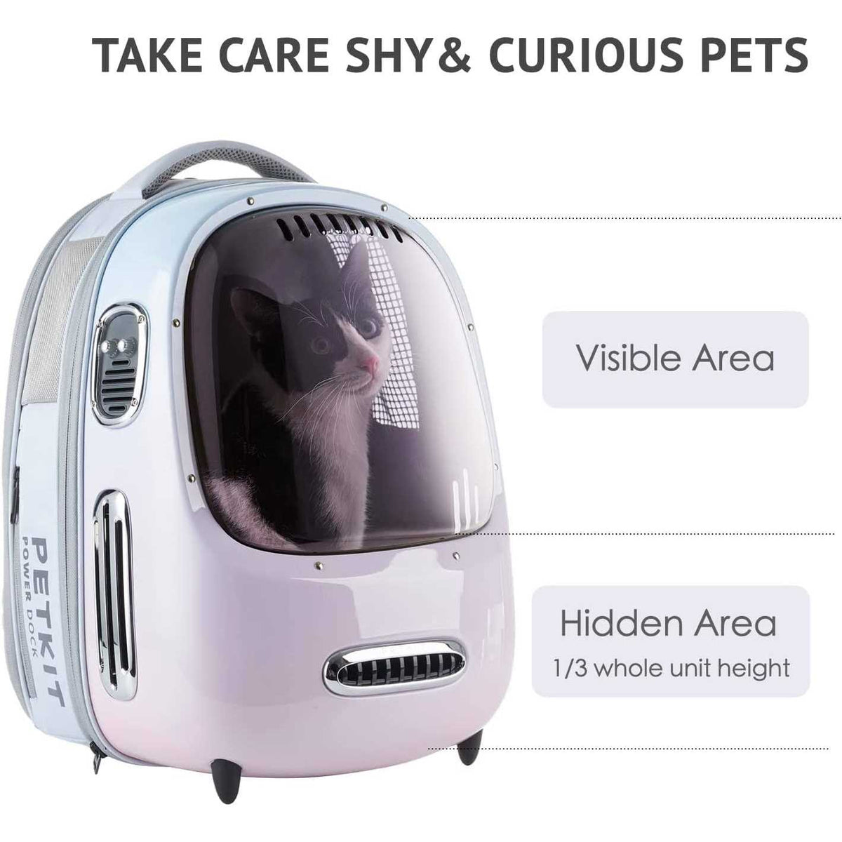 Cat Backpack Carrier with Inbuilt Fan & Light G572
