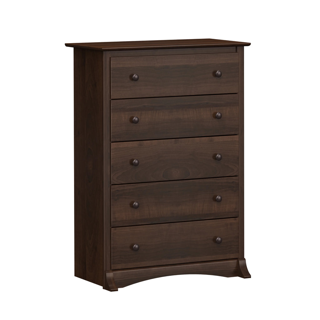 5 Drawer Espresso Chest W779