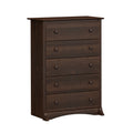 5 Drawer Espresso Chest W779