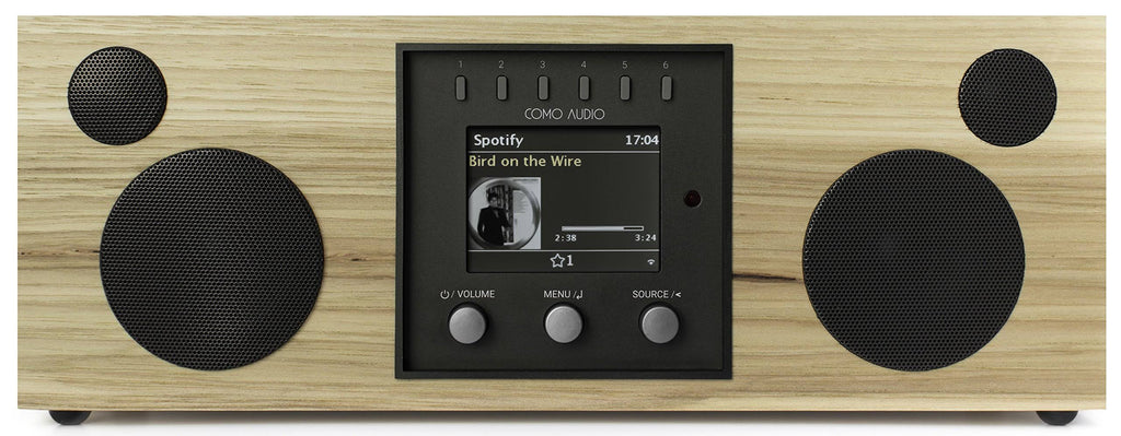Hickory/Black Wireless Music System B1592
