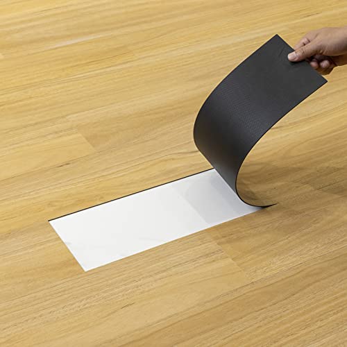Gray Wood Grain Peel and Stick Vinyl Floor Tile, 36 Planks 54 Sq.Ft 2mm Thick R842