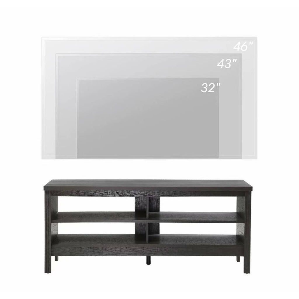 Black Farmhouse TV Stand Console Cabinet 43 inch A717
