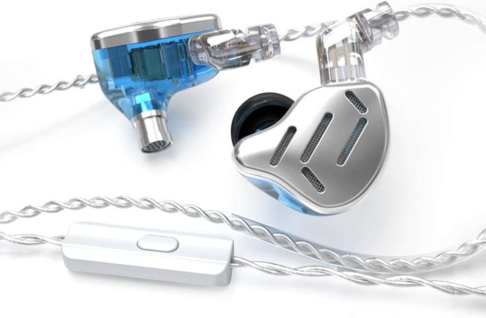 White Metal Hybrid 16 Drivers In Ear Monitor Earphones N5397