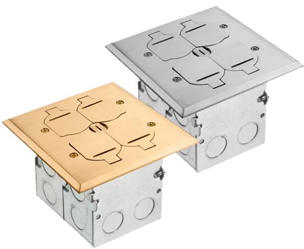 2 Gang Floor Box T162381