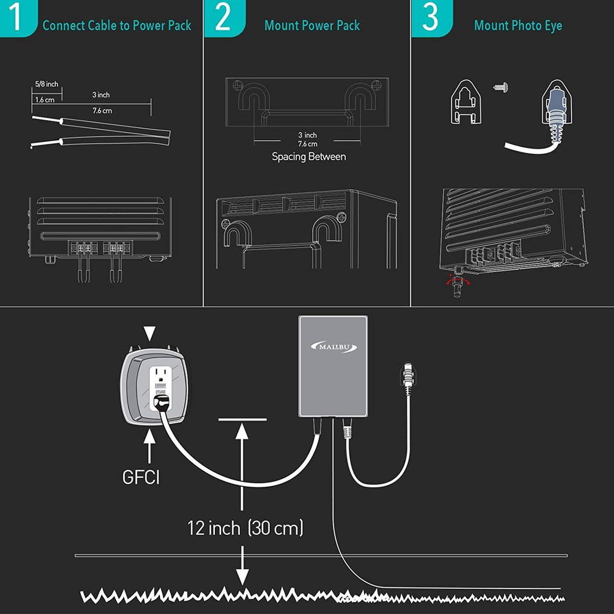 600 Watt Power Pack with Sensor Photo Cell and Weather Shield for Low Voltage Landscape Lighting P8223