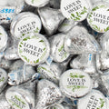 100 Pcs Milk Chocolate Kisses with Stickers B6734