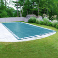 Rectangular Teal Blue Winter Pool Cover W75523