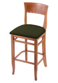 25x22 Bar Stool with Pine Seat K994