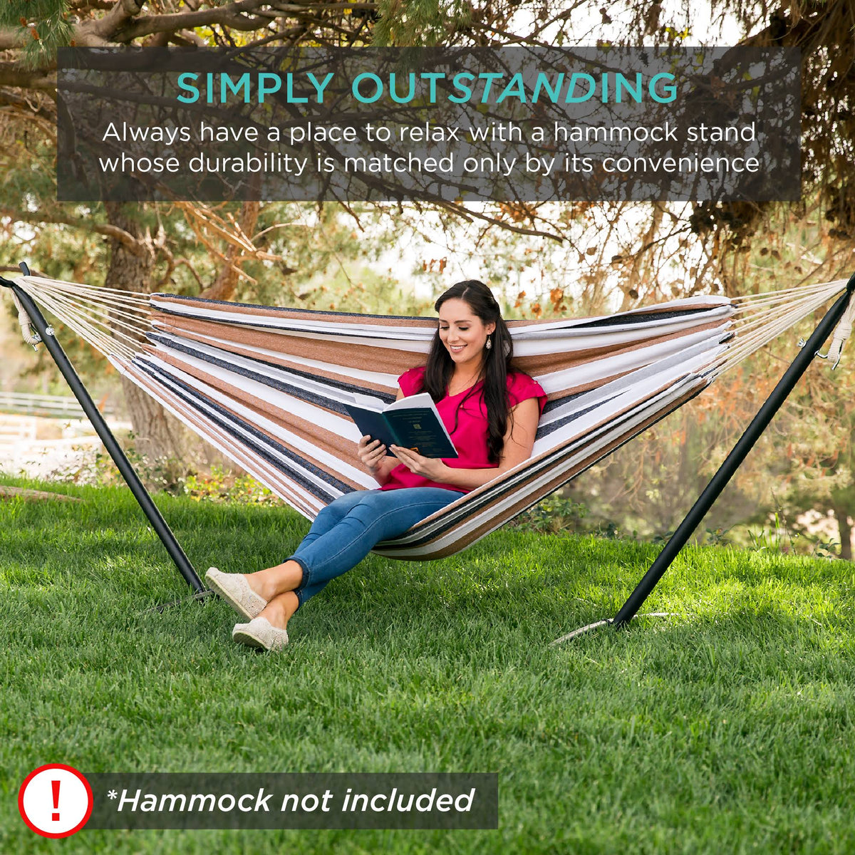 Portable Steel Hammock Stand with Carrying Case P2407