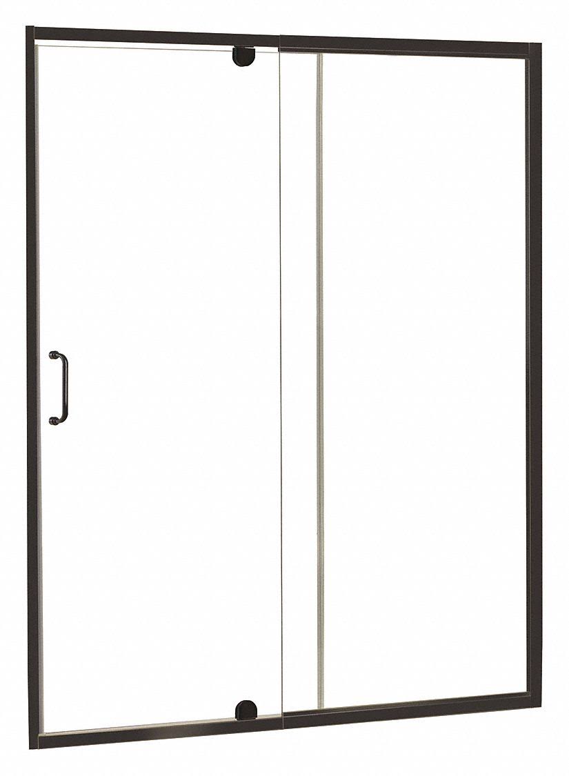 Oil Rubbed Bronze Pivot Shower Door T100