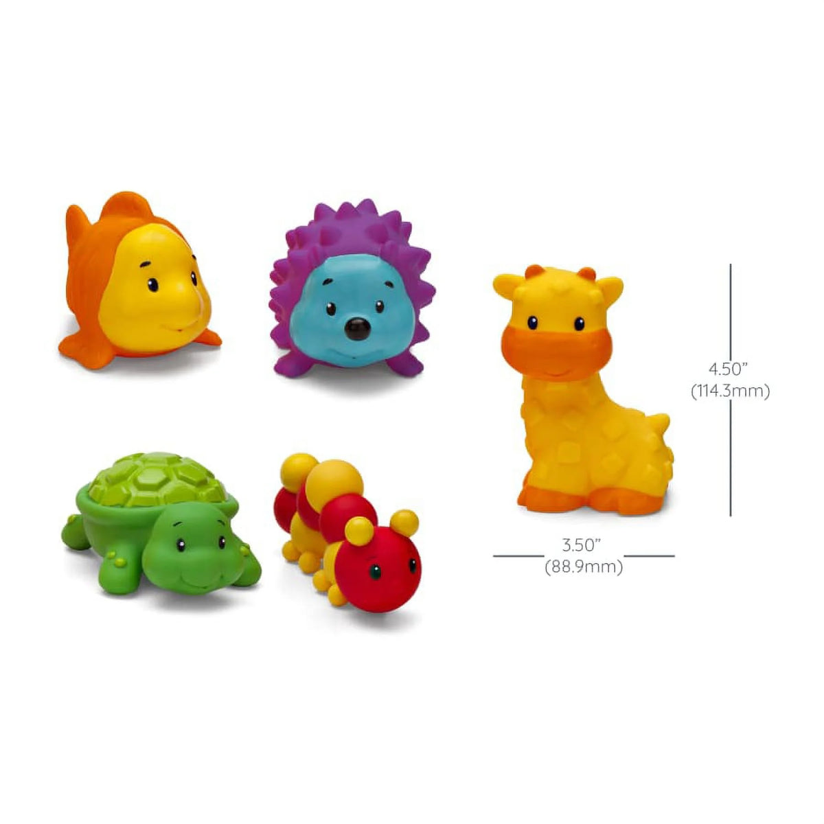 5-Piece Multicolor Bath Toys G833