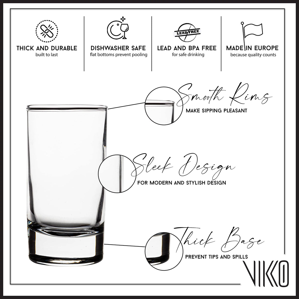 11 Ounce Set of 12 Whiskey Glasses S85778