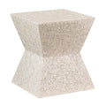 Ivory Capiz Mosaic Accent Table B3623
