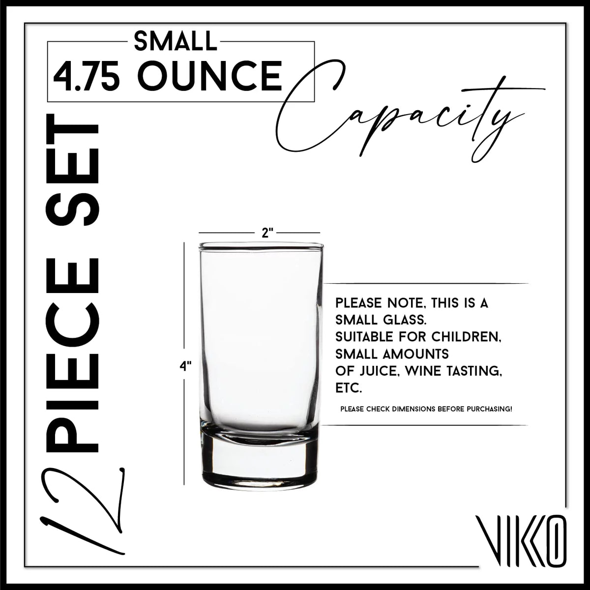 11 Ounce Set of 12 Whiskey Glasses S85778