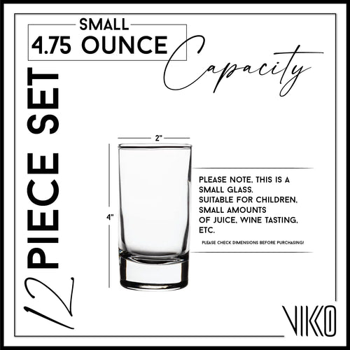 11 Ounce Set of 12 Whiskey Glasses S85778