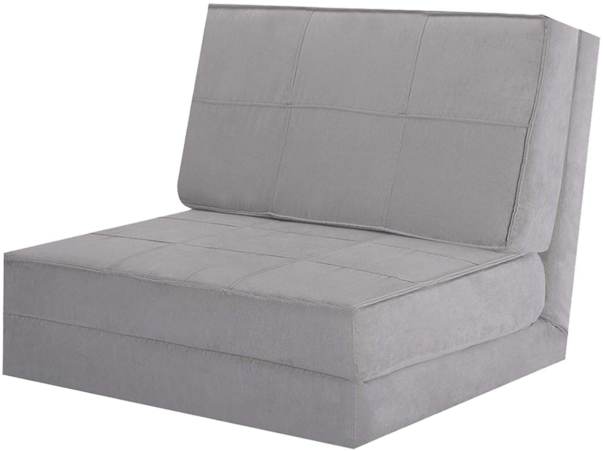 Gray Convertible Sofa Chair J951