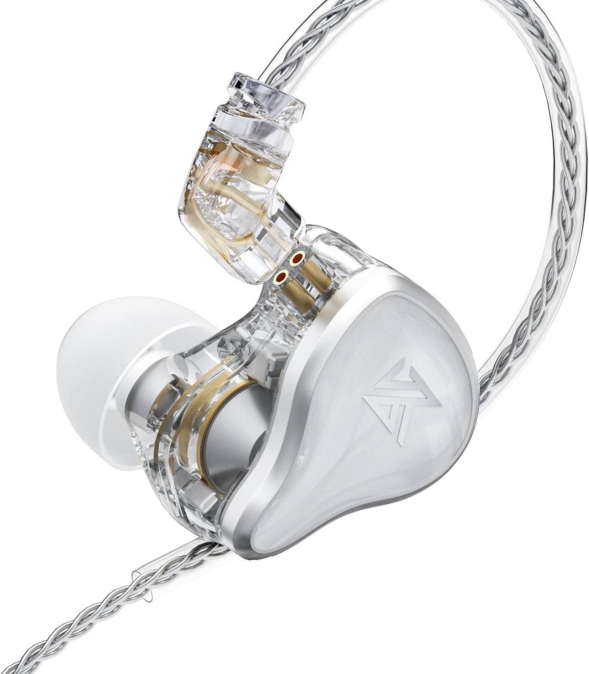 White Metal Hybrid 16 Drivers In Ear Monitor Earphones N5397