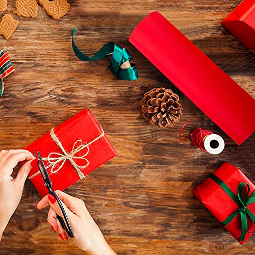 Kraft Wrapping Paper Roll 100 Feet Recycled Red T713987